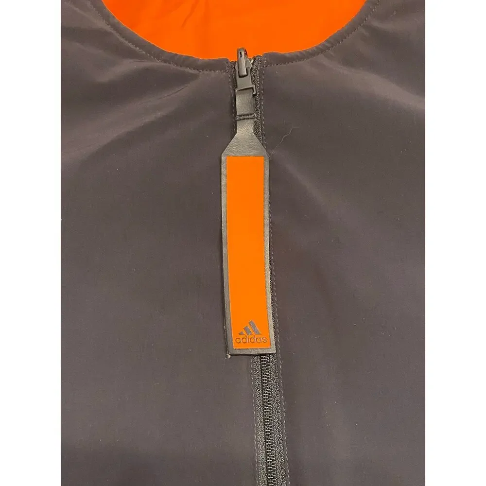 Adidas MYSHELTER COLD.RDY Reversible Vest Black Orange Reflective L Running